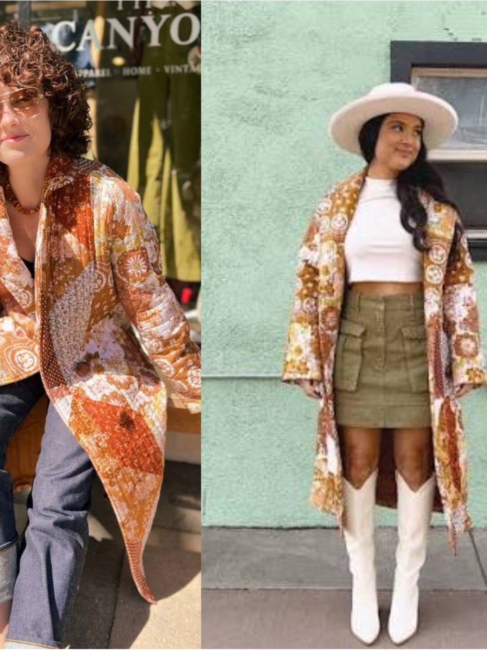 SPELL Cha Cha Quilted Jacket Western Small